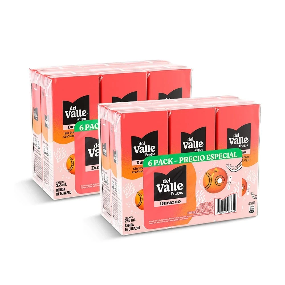 DEL VALLE x6 200ML 