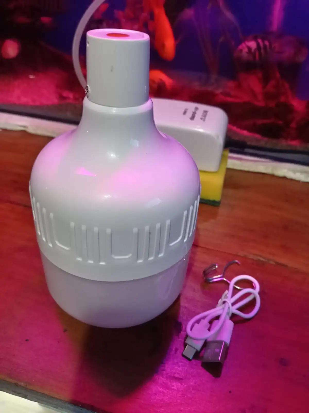 Bombilla recargable grande