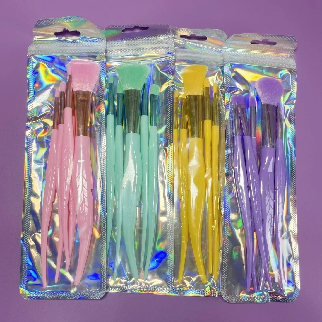 PAQUETE BROCHAS PLUMA X⁵