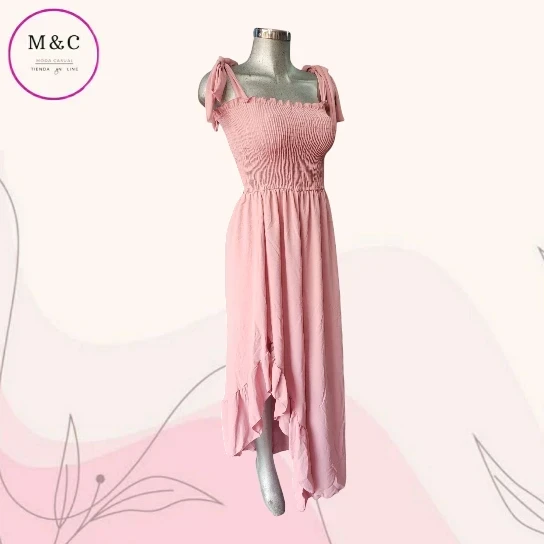 Vestido largo tirantes 2