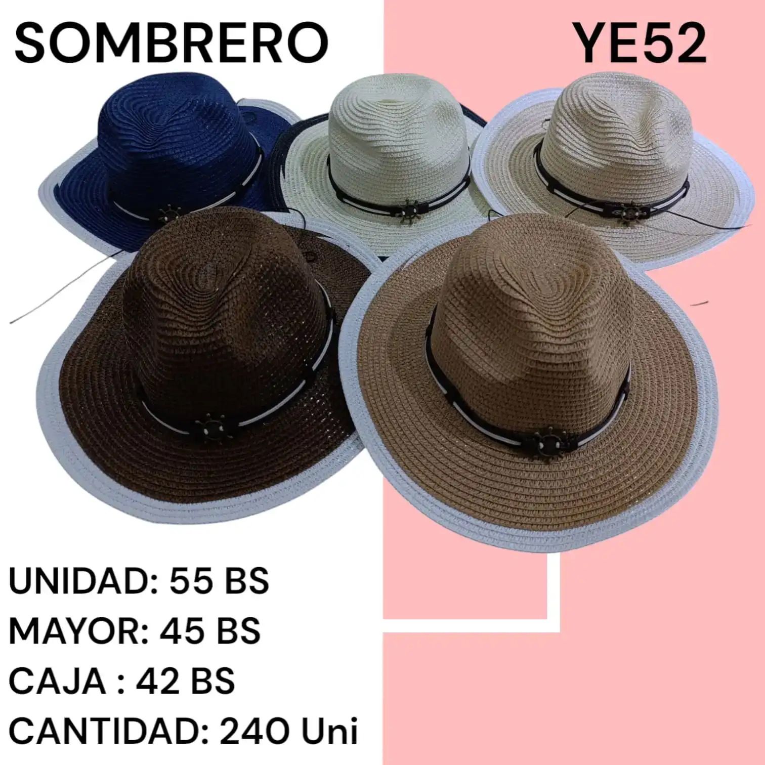 SOMBRERO MASCULINO YE52