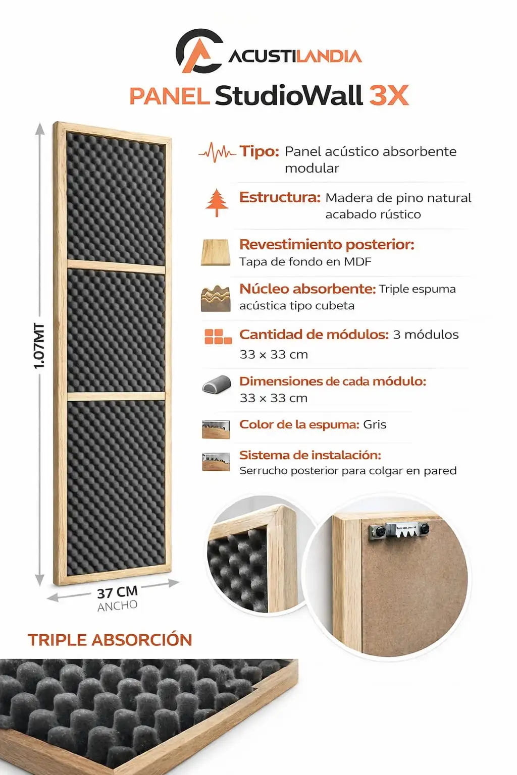 Panel StudioWall 3x
