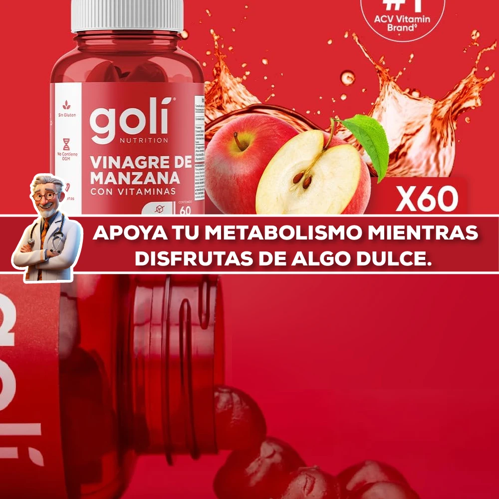 Gomas Goli nutrition Vinagre de Manzana  3