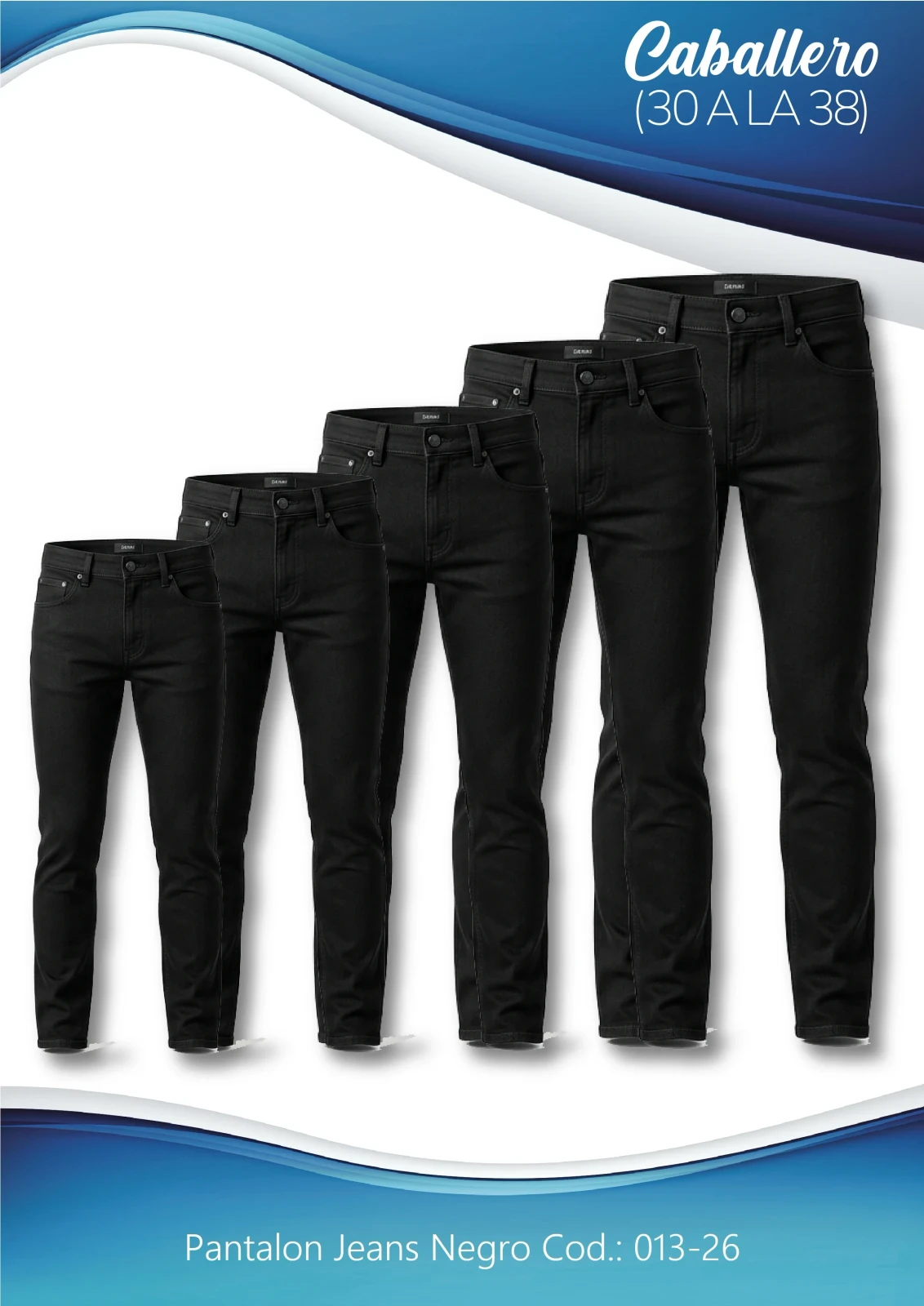 PANTALONES NEGRO  (013-26)