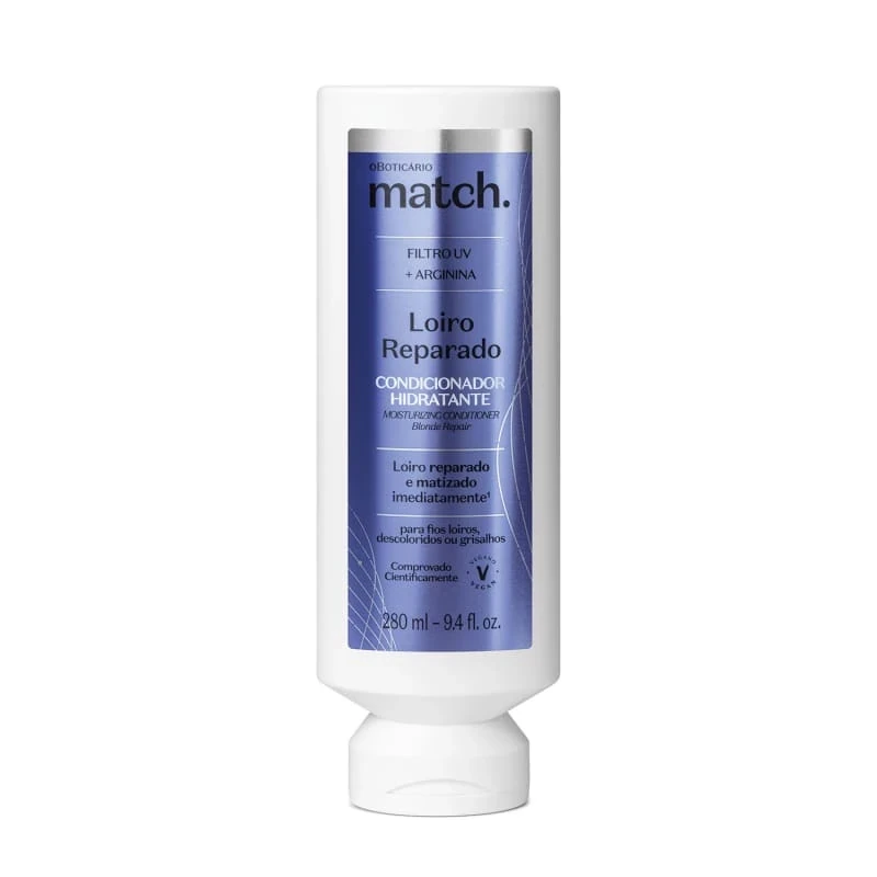 Match Blonde Acondicionador Hidratante Reparacion cabellos rubios 280ml