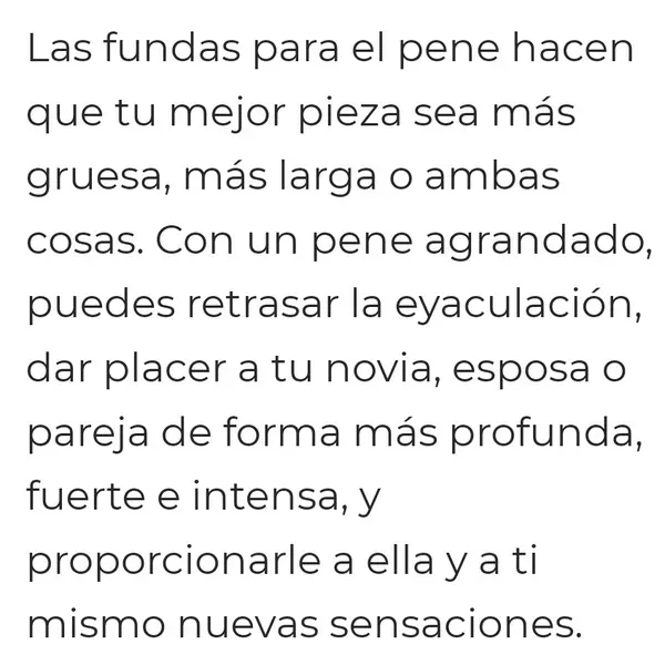 Fundas , condones , extenciones para pene