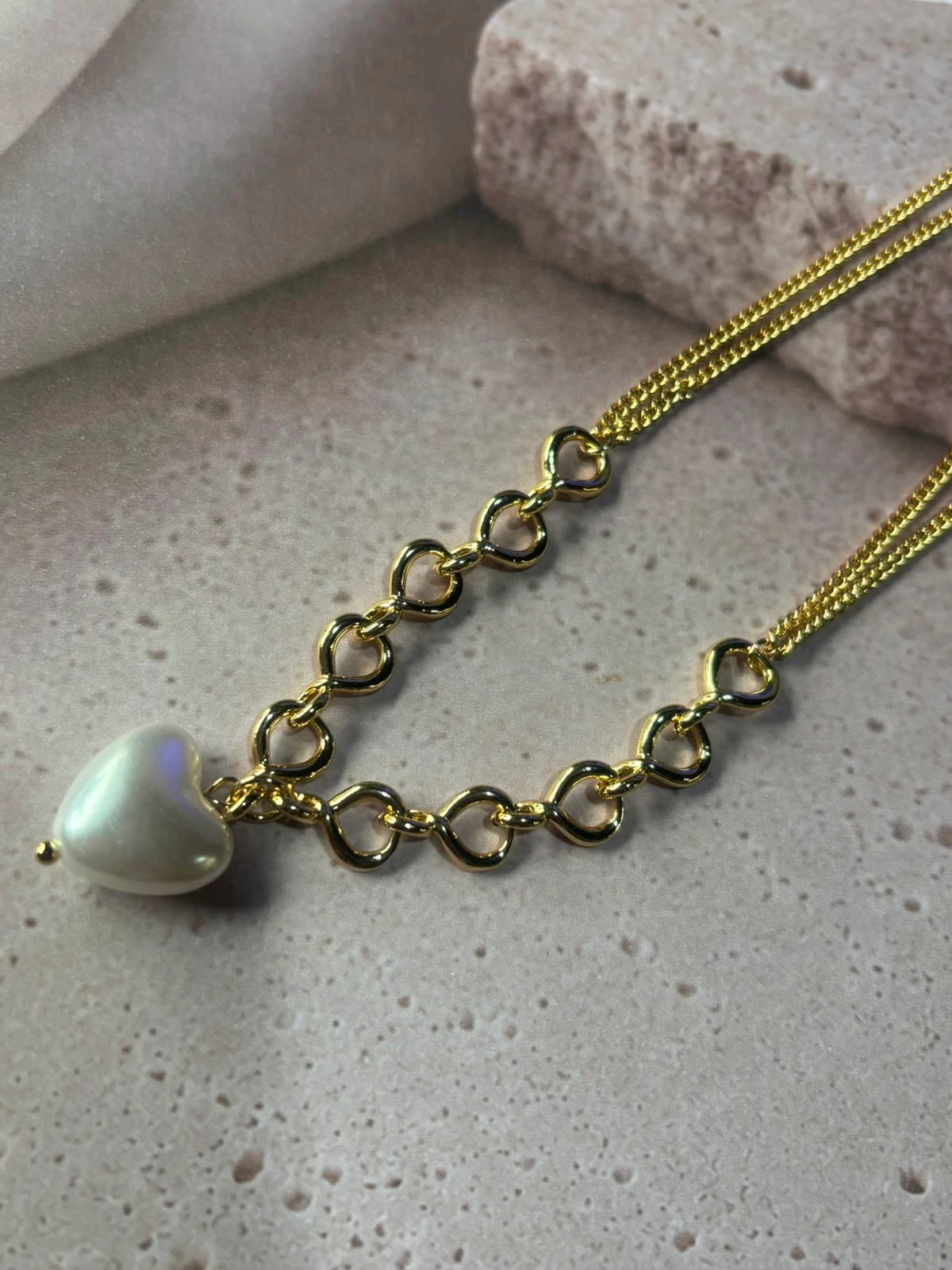 collar oro doble laminado 