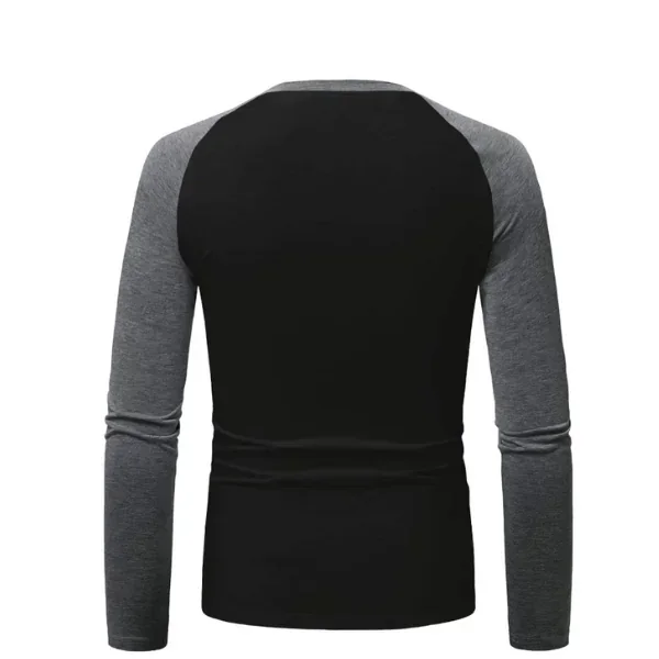 Homme Hombres Camiseta de color combinado 2