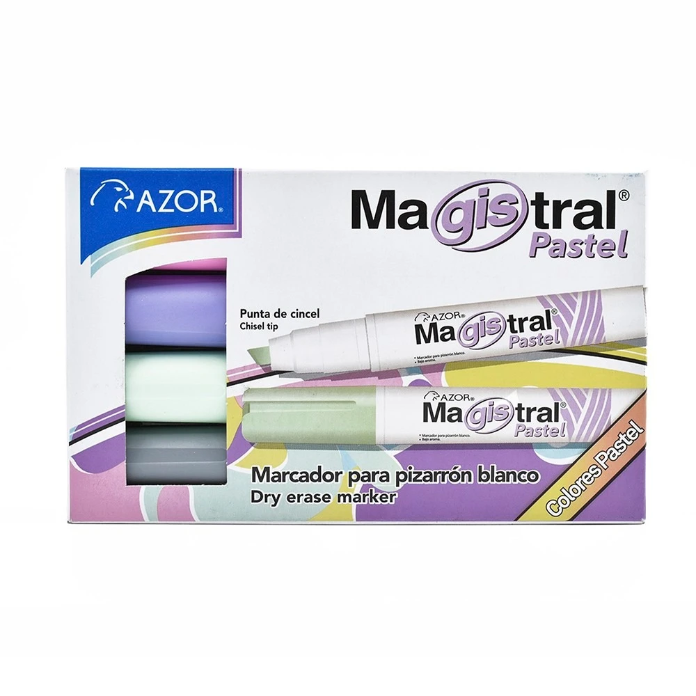 Marcador para pintarrón Magistral con 4 piezas