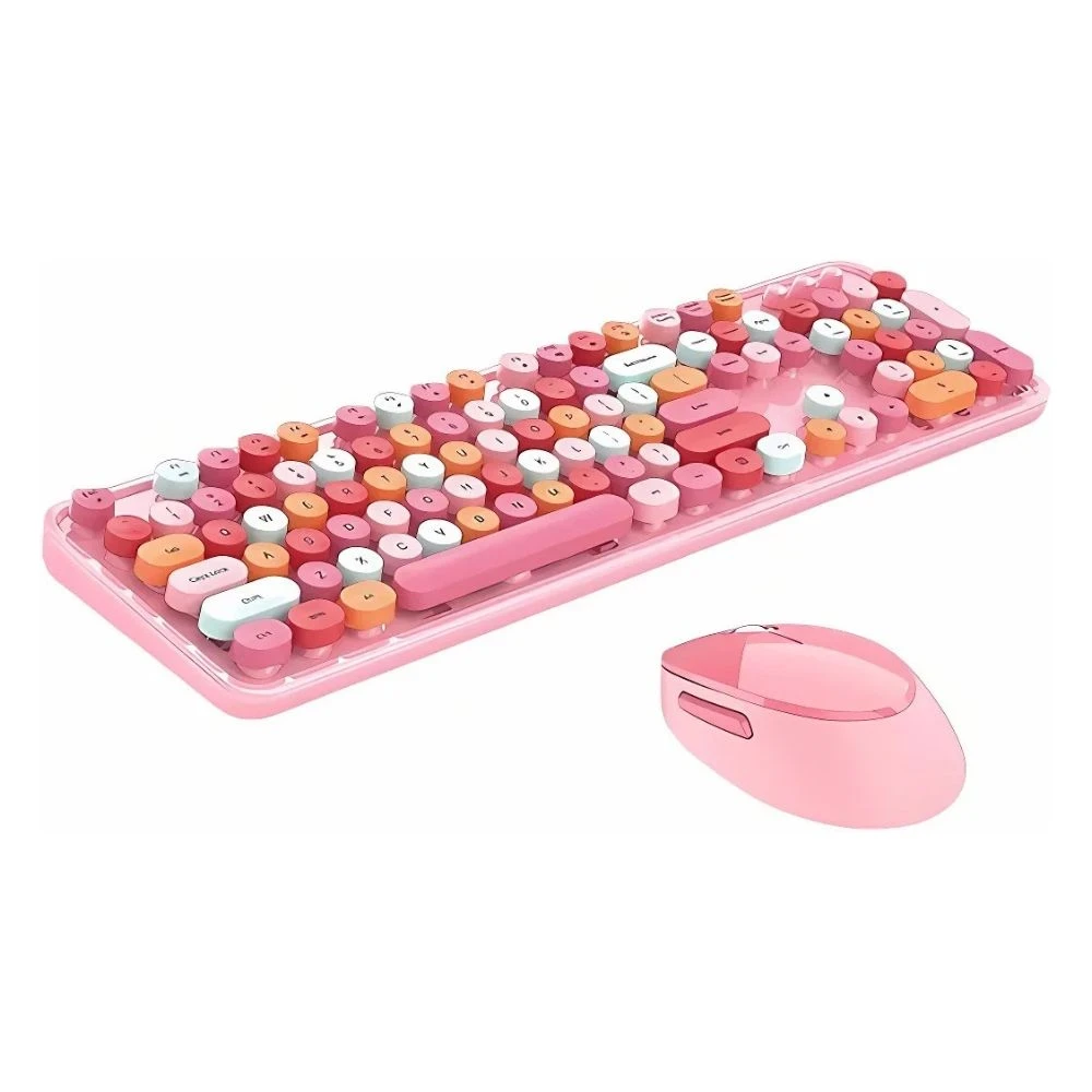 Combo Teclado Mouse USB Multicolor 