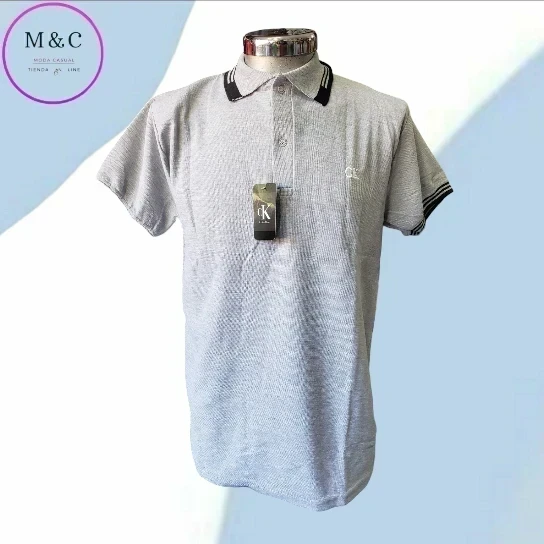 Playera T- G  Polo diseño cuello y mangas 3