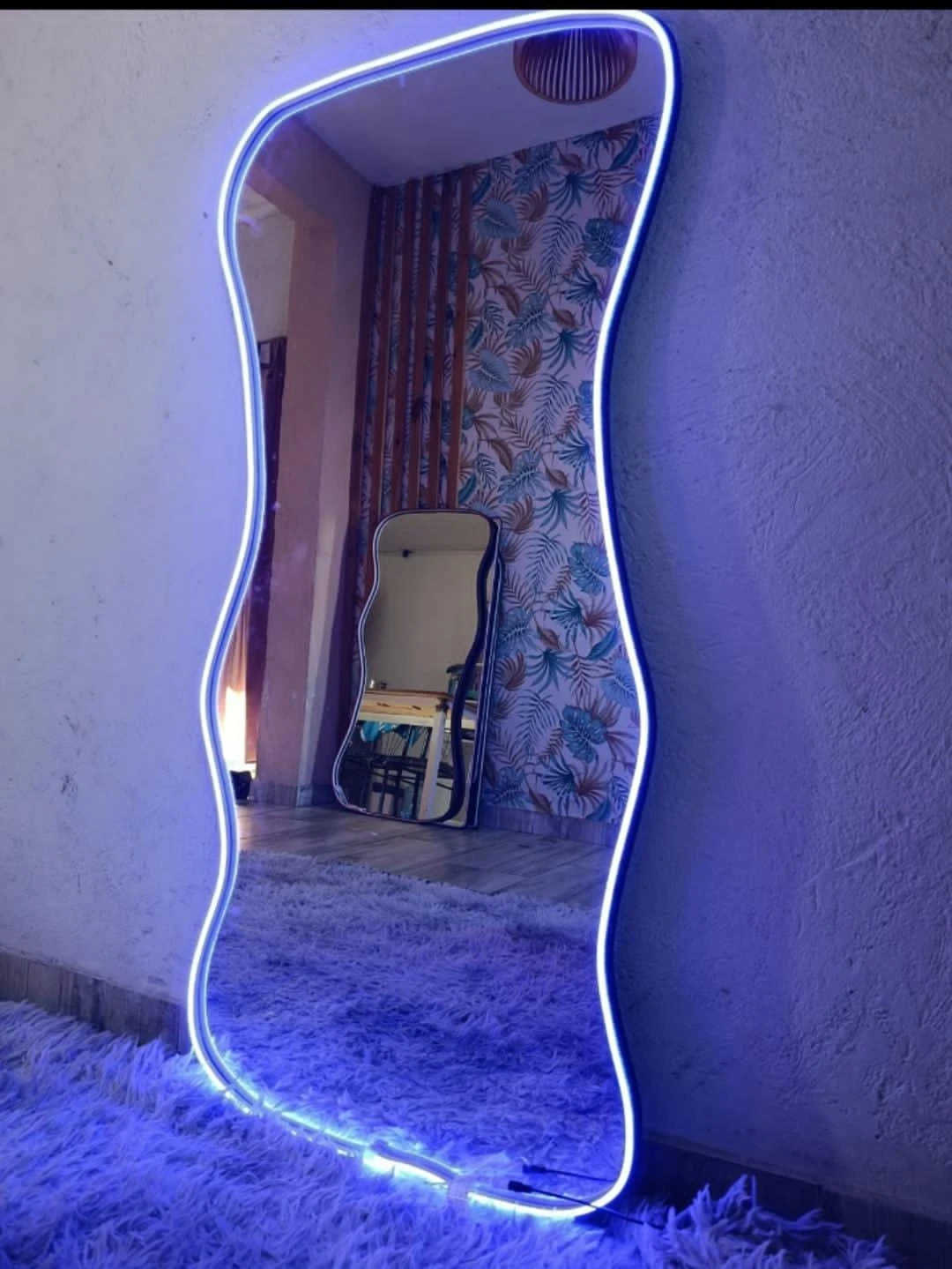 ESPEJO NUBE BURLETE ANCHO LED