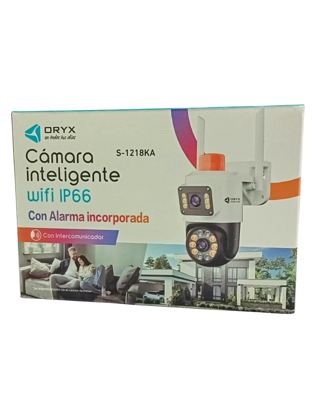 CAMARA DE SEGURIDAD C/ALARMA S-1218KA IP66 _______