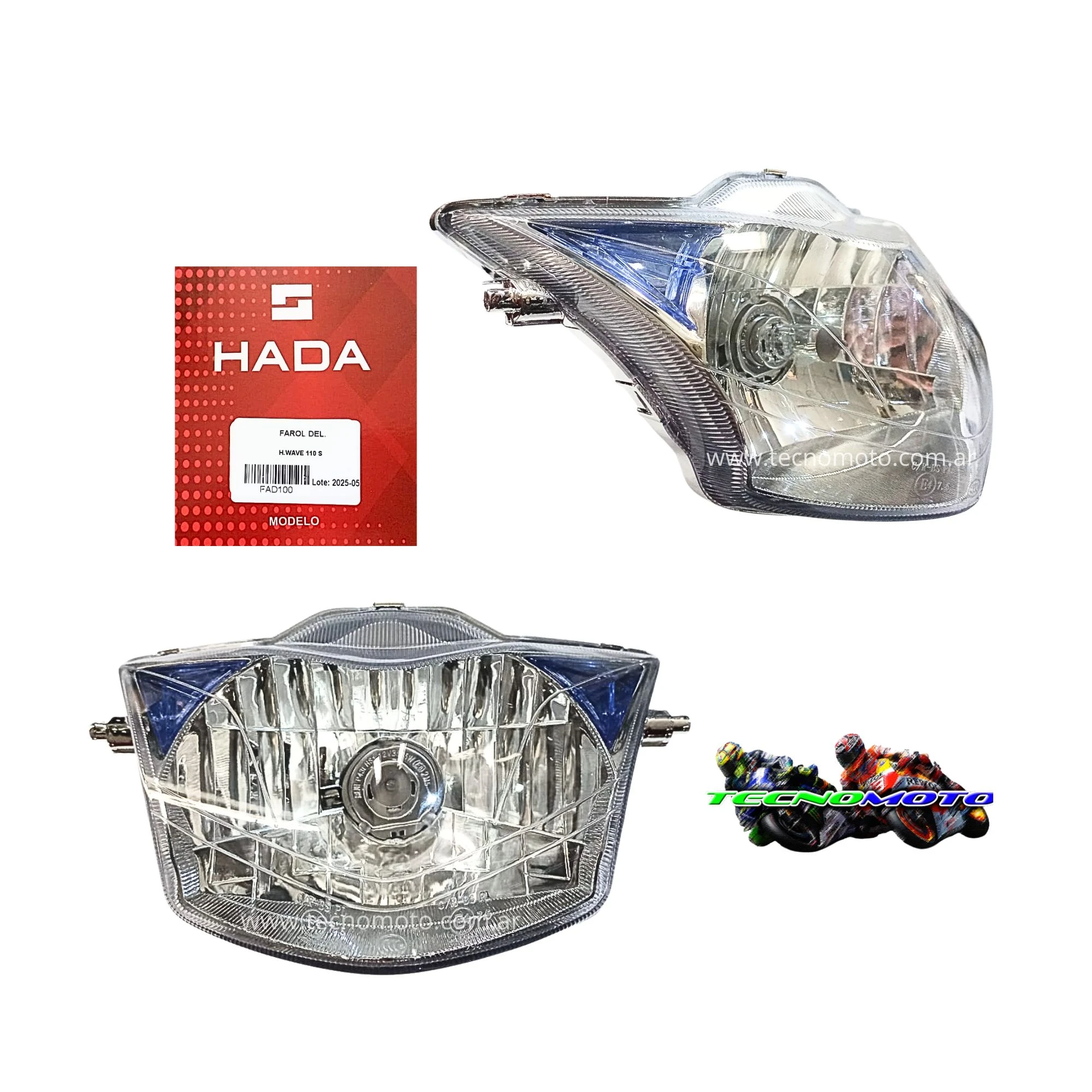 OPTICA DELANTERA HONDA 110 WAVE S   -49655