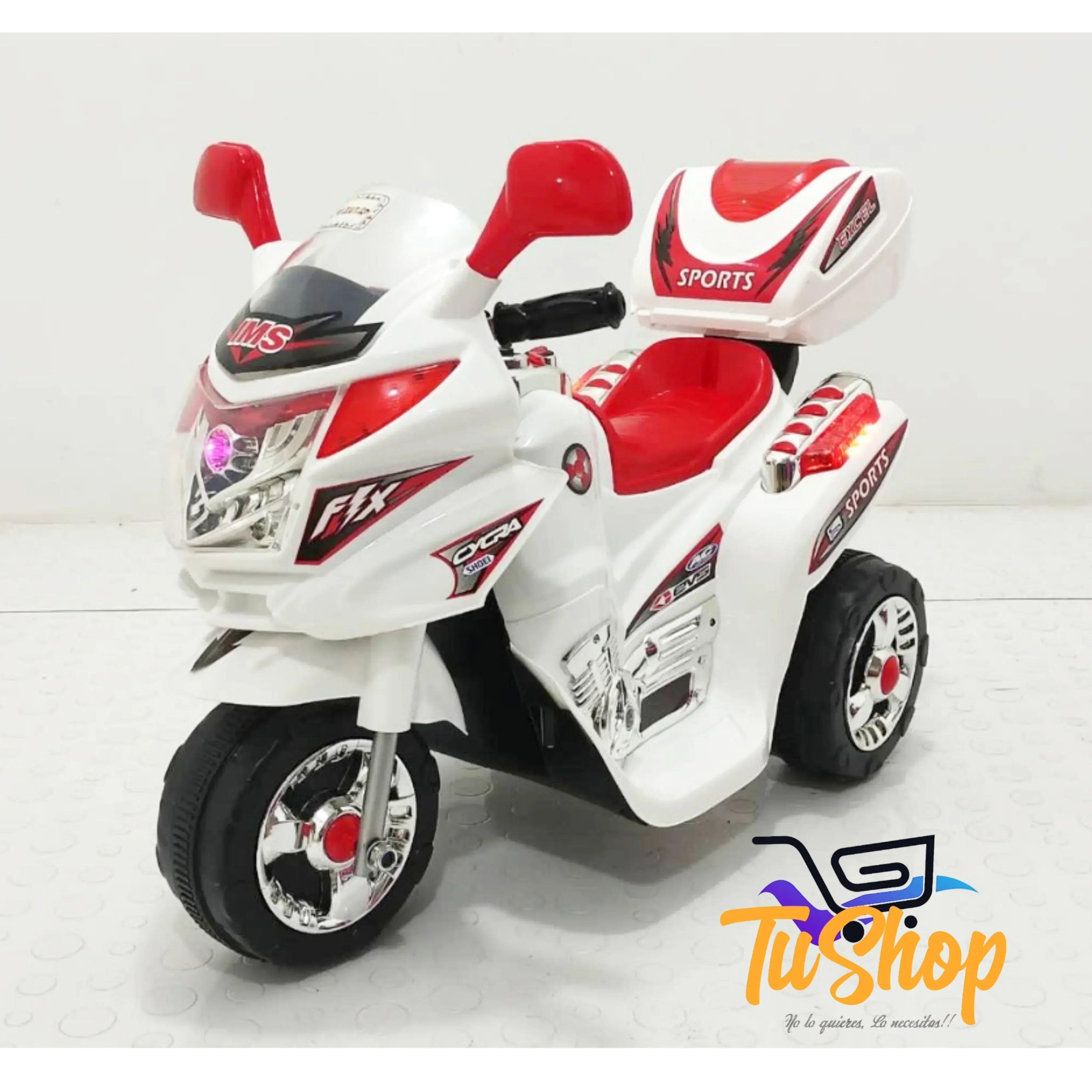 Trimoto Versión de lujo Llantas LED  , Sonido HD   7