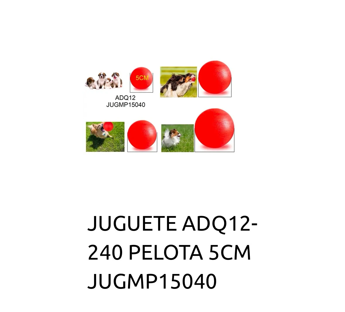 Pelota dura Goma Chica