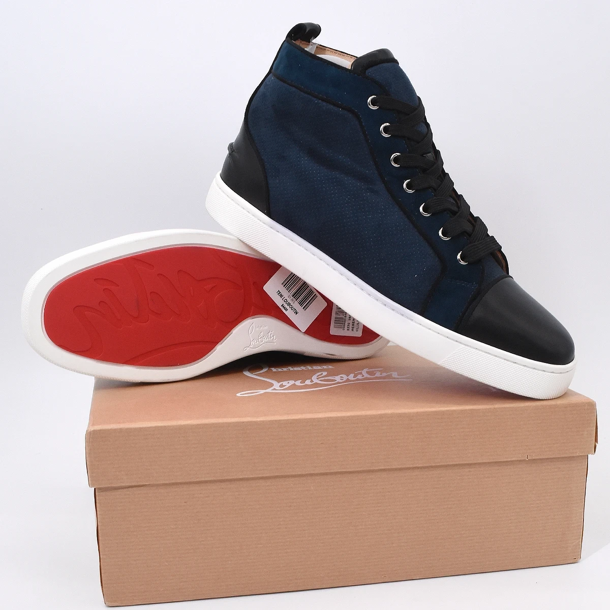 Botin C Loubutin&nbsp;Azul 3