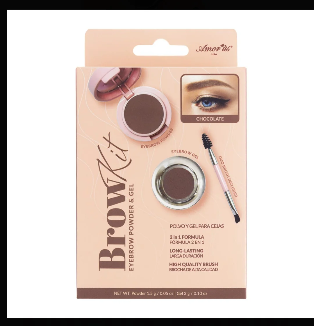 Brow polvo y gel para cejas- amor us 3