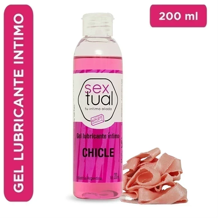 Gel estimulante con sabor a chicle 200ml 