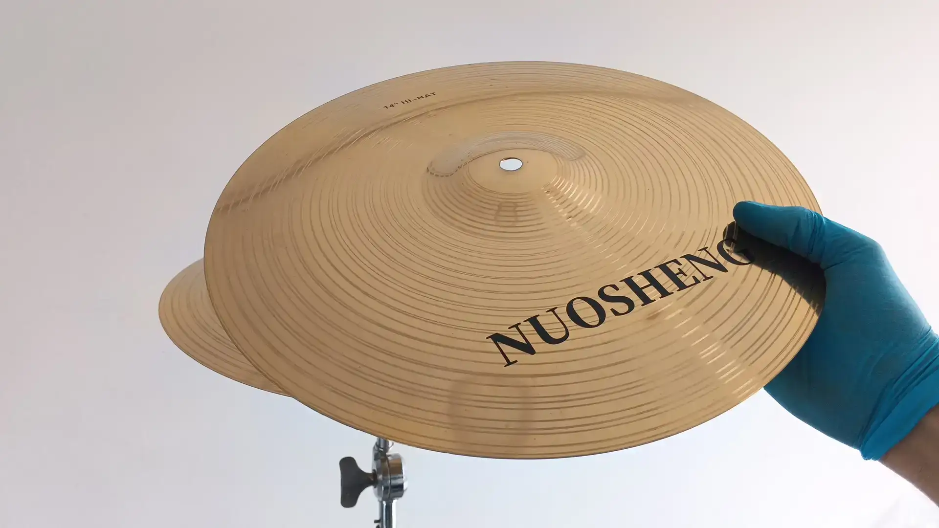 Platillos HIT HAT Nuesheng para Bateria Acustica 2