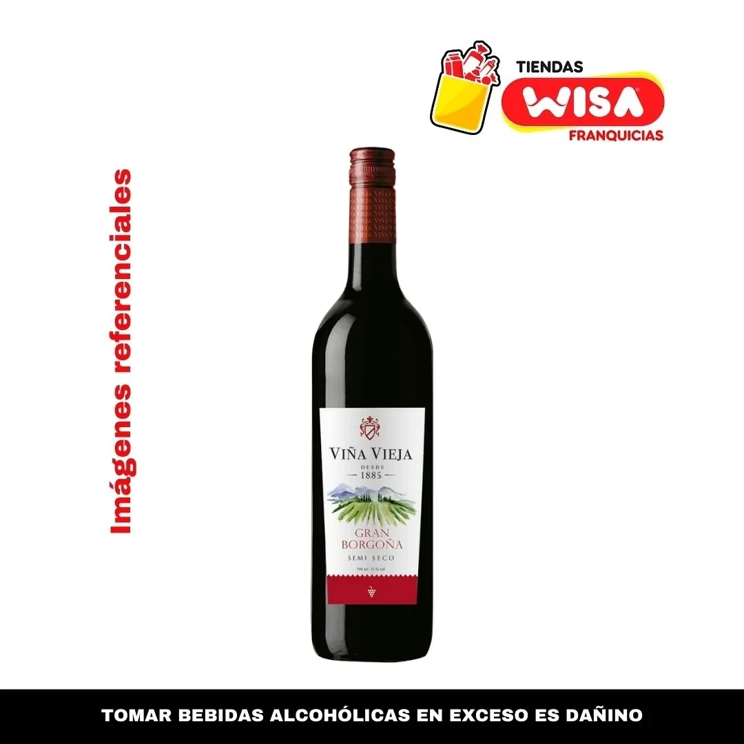 Vino Viña Vieja Gran Borgoña 750 ML