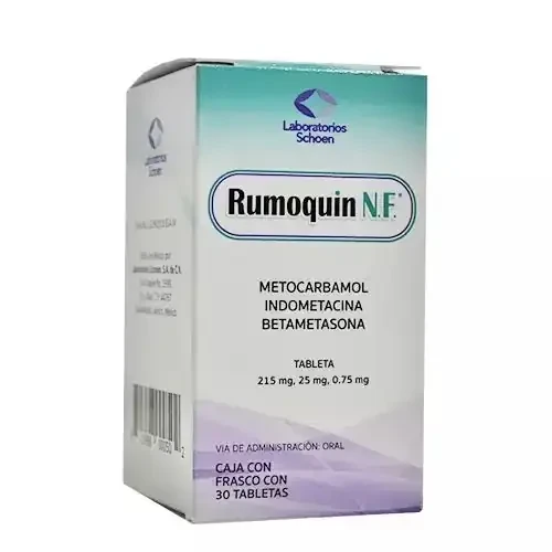 Rumoquin N.F (Metocarbamol - Indometacina -Betametasona)