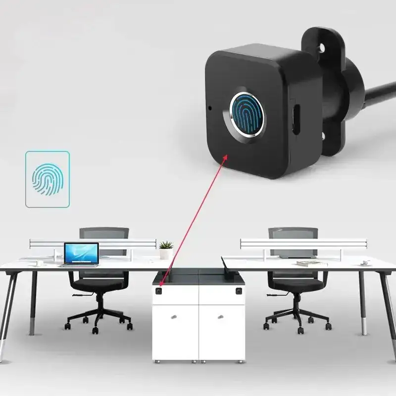 CANDADO BIOMETRICO PARA CAJONES CON HUELLA DACTILAR 2
