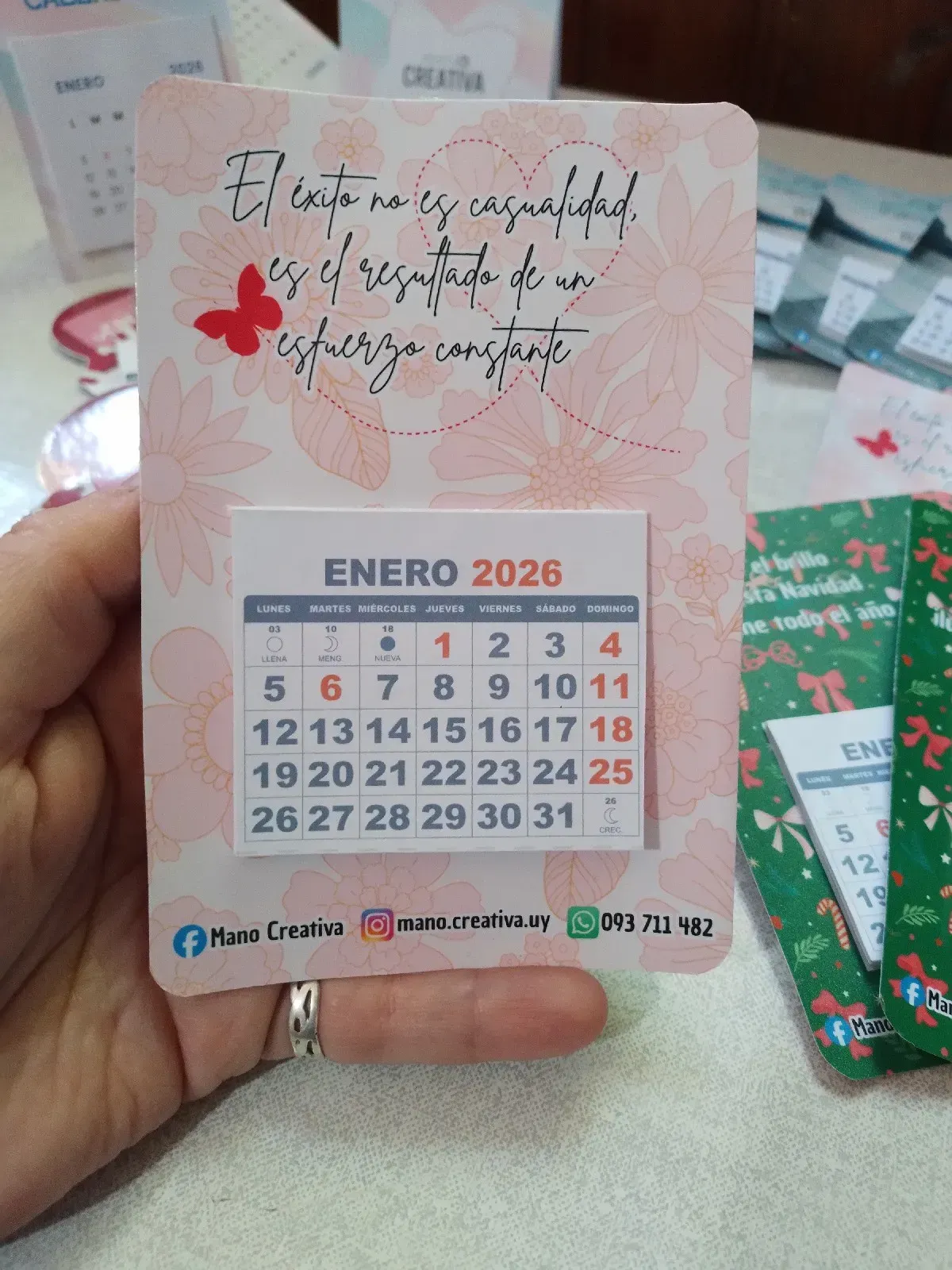 Calendario Tarjeta pack por 20 unidades  3