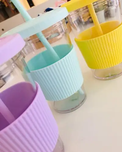Vaso Acrilico con Sorbete y Faja. 4