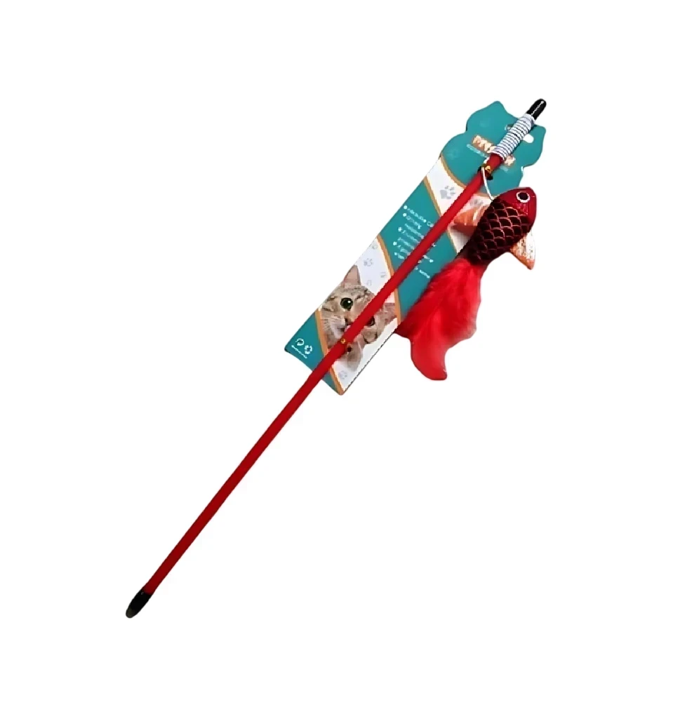 Juguete caña de pescar con pescado