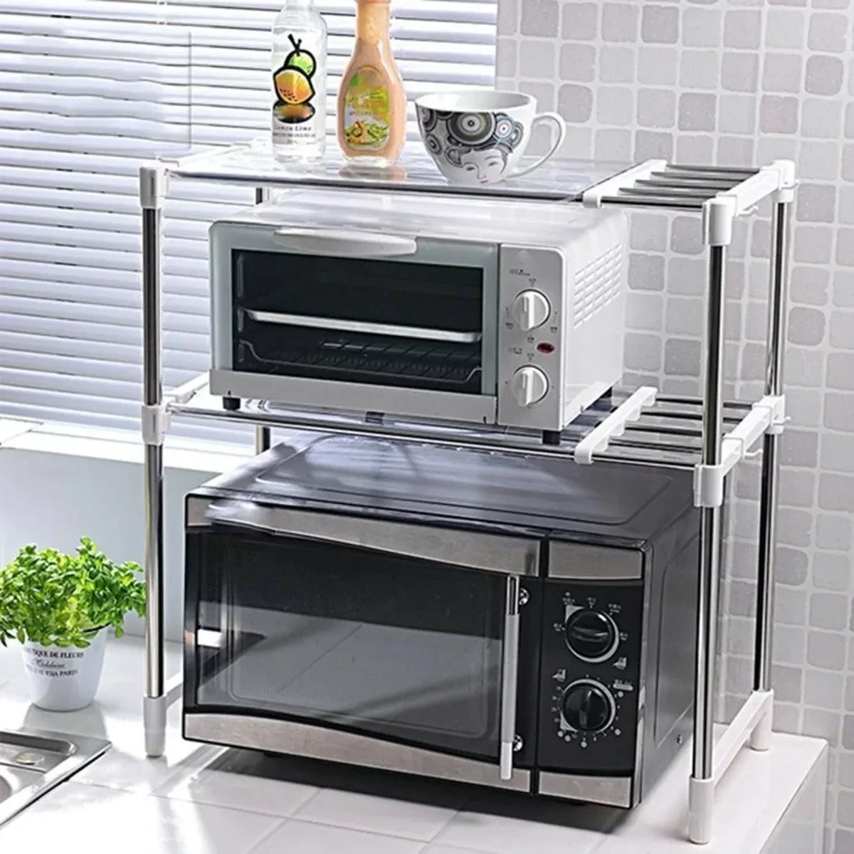 Rack Estante Organizador Microondas Multiusos 2