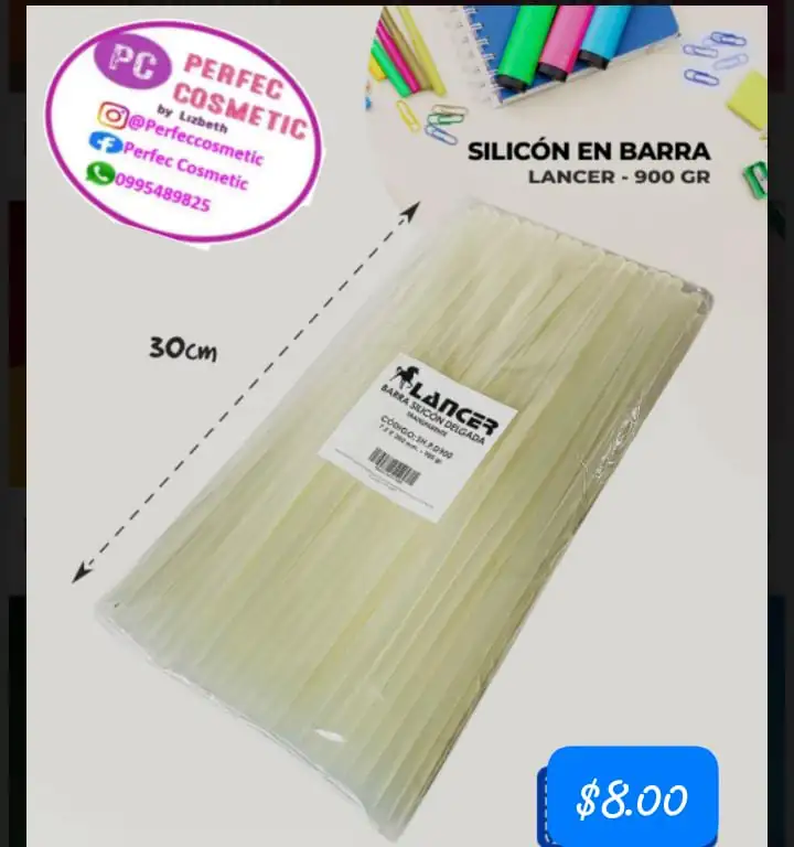 Silicona en barra LANCER 900gr