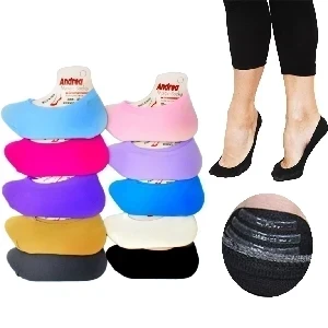 CALCETA INVISIBLE TIPO MEDIA PARA MUJER ANDREA MAGIC SOCKS