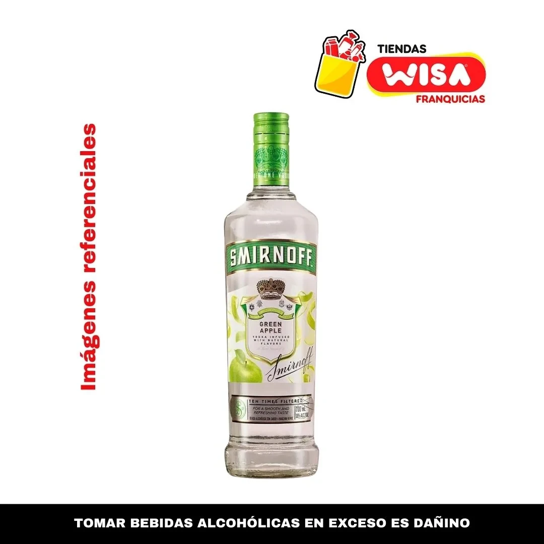 Vodka Smirnoff Green Apple 700 ML
