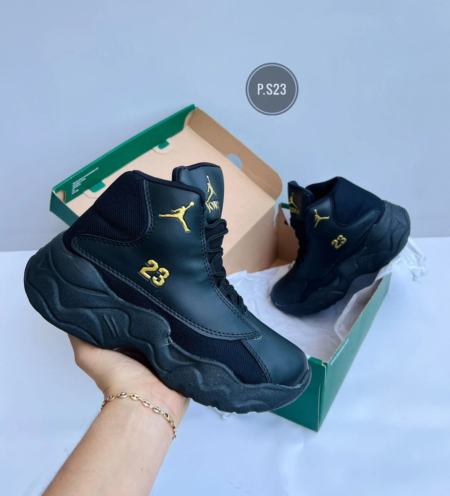 Botas Jordan Negro Unisex