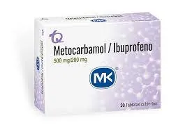 METOCARBAMOL + IBUPROFENO 500MG/200MG CJA X 30 TAB MK