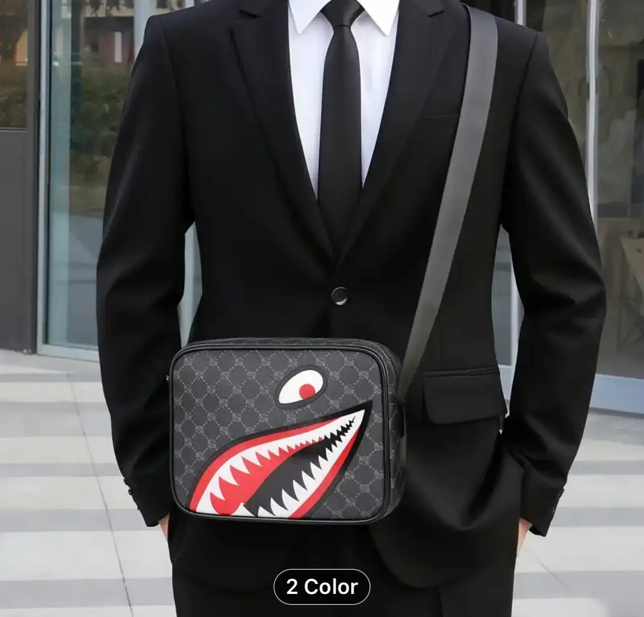 CrossBody Con dibujo Bape 2
