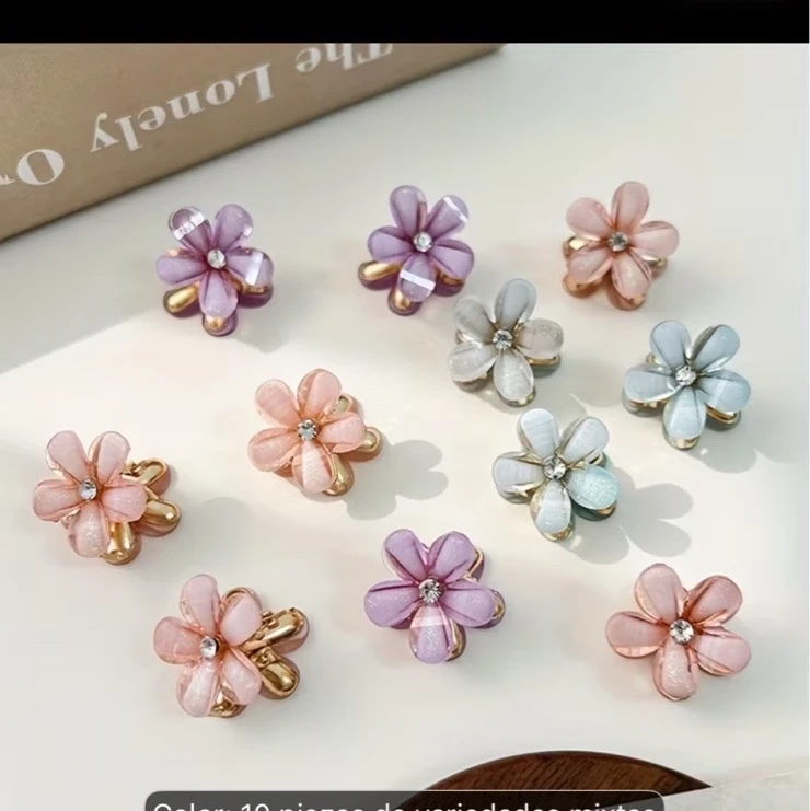 pinzas pequeñas de flor  2