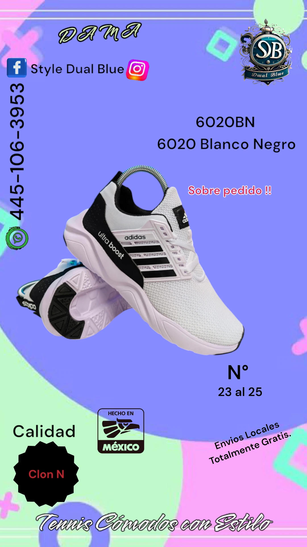 6020 Blanco Negro