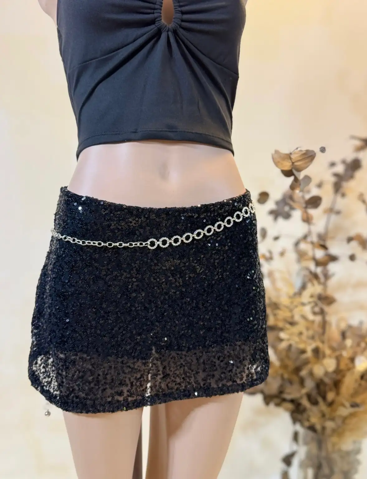 Skort lentejuelas 4
