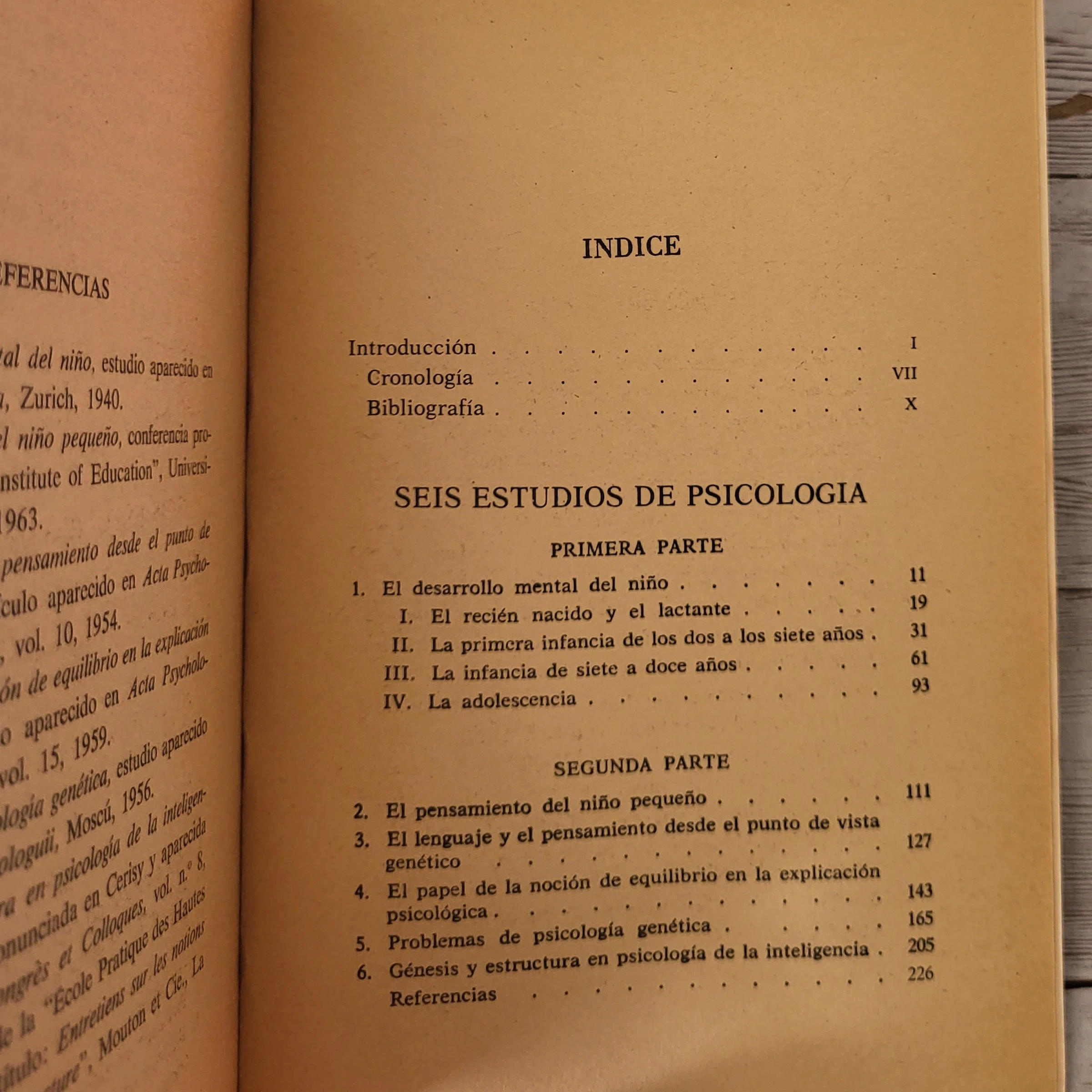 Seis estudios de Psicología / Jean Piaget / Niños /Evolución  4