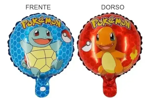 Globo metalizado pokemon 10 pulgadas (25cm) 2