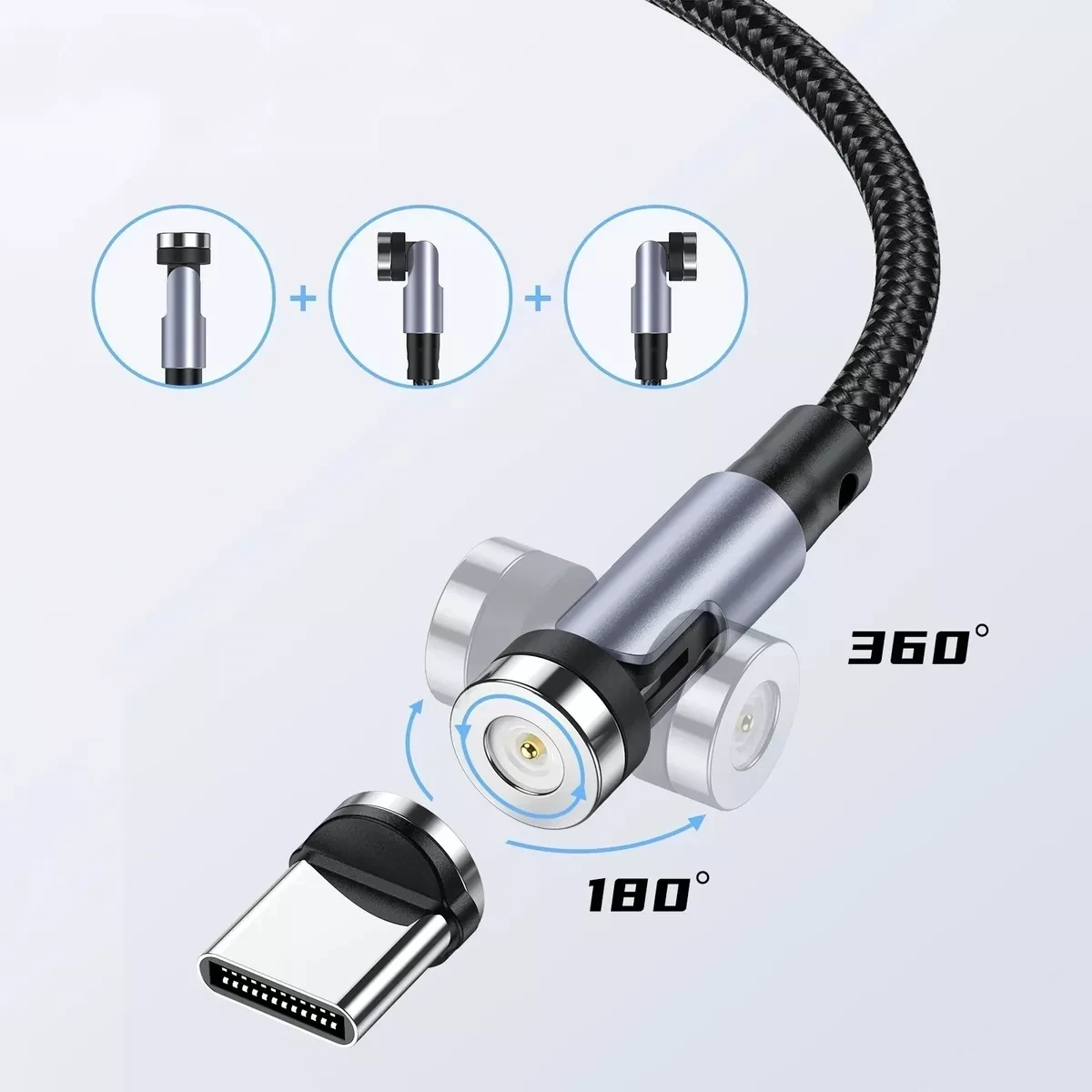 Cable Usb 3 En 1, 2 Metros, Carga Rápida Uso Rudo 4