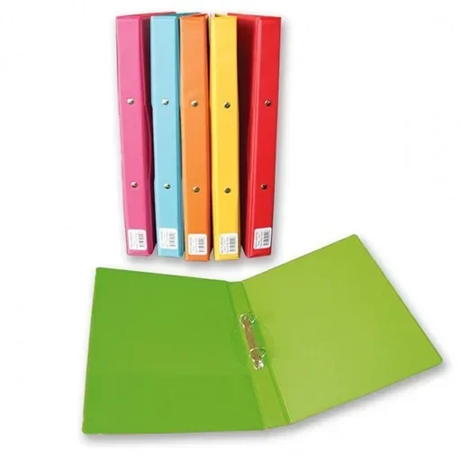 Carpeta doble anillo Naranja 2