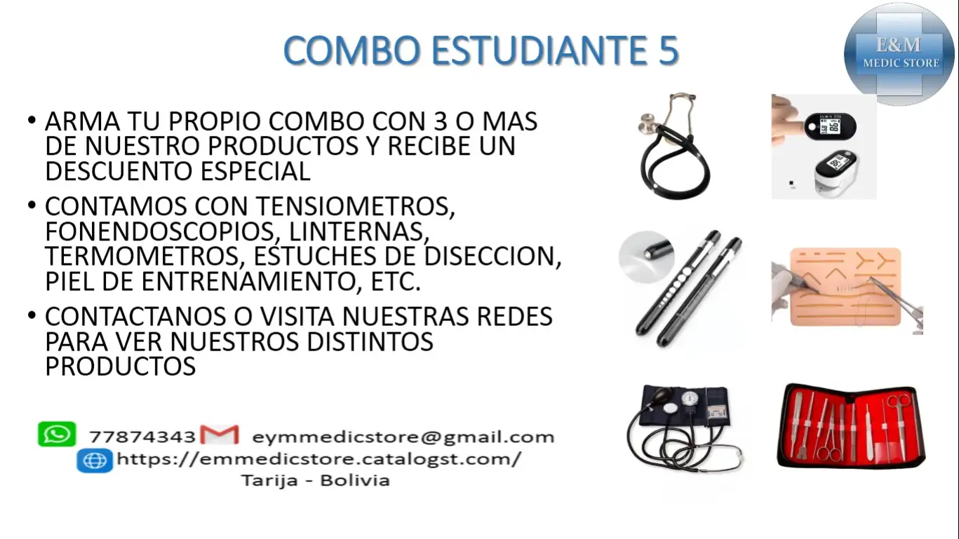 Combo estudiante 5