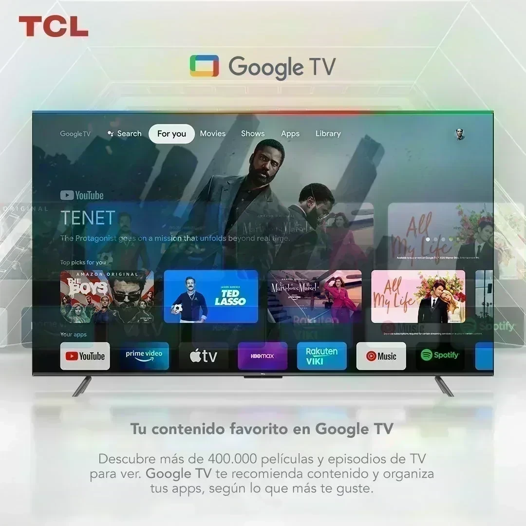 Smart Tv TCL 85" Qled 85C655A 4K HDR Smart TV Google TV 6
