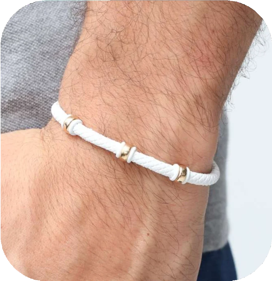 TB-02093199-PULSERA ESPECIAL CAUCHO NEO GRUESO TRÍO RIAZA DORADA