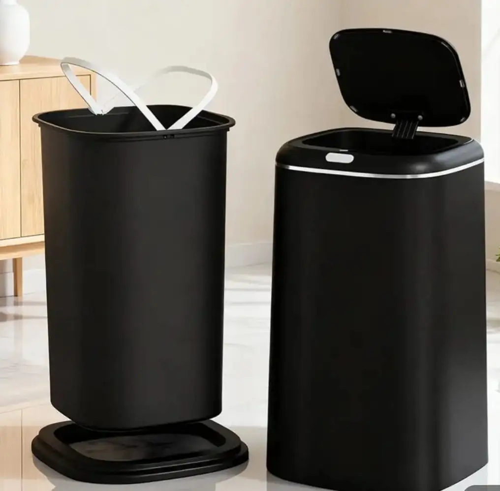 Cesto para basura 42 L tapa inteligente 