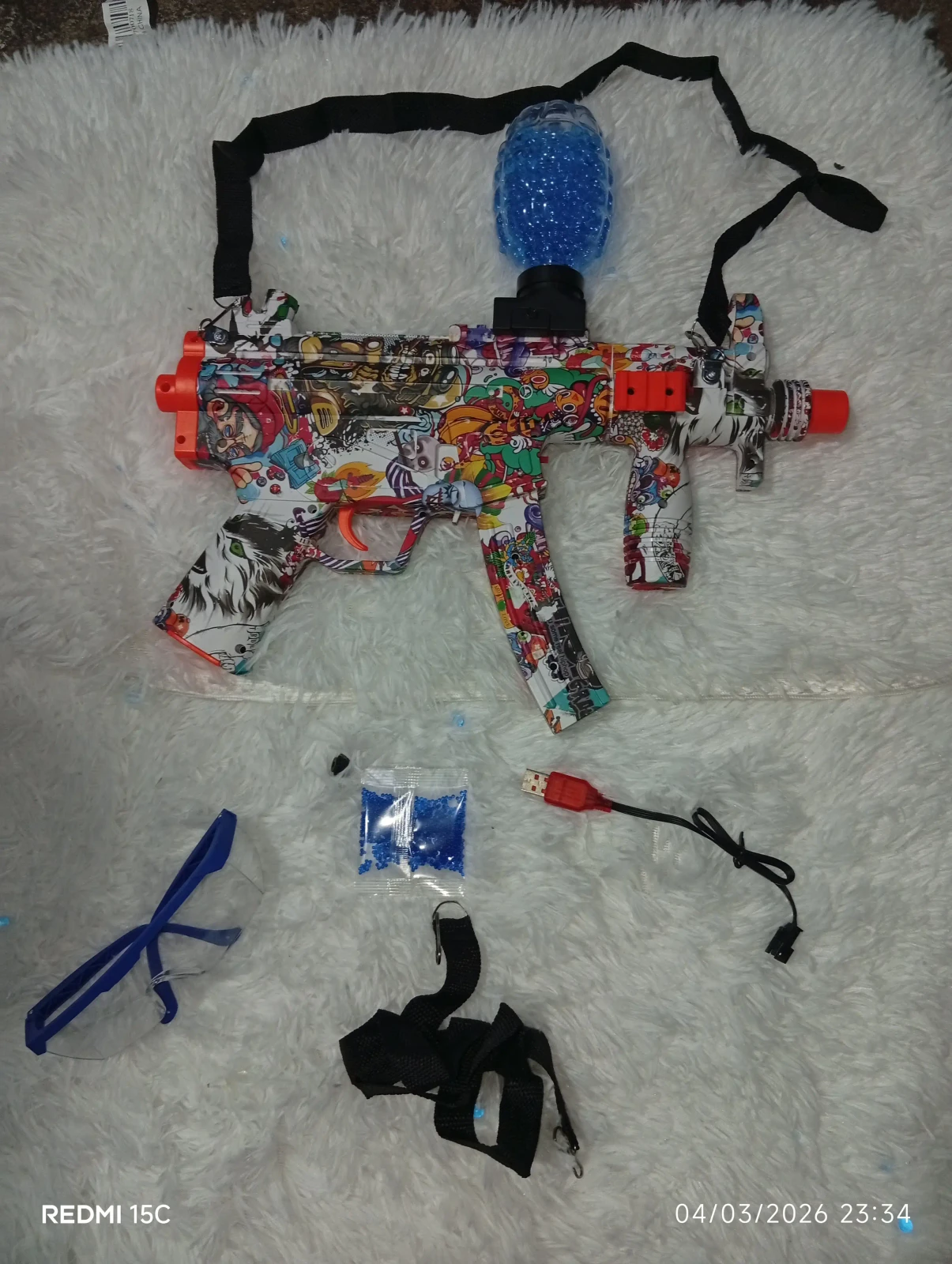 PISTOLA DE HIDROGEL RECARGABLE  2
