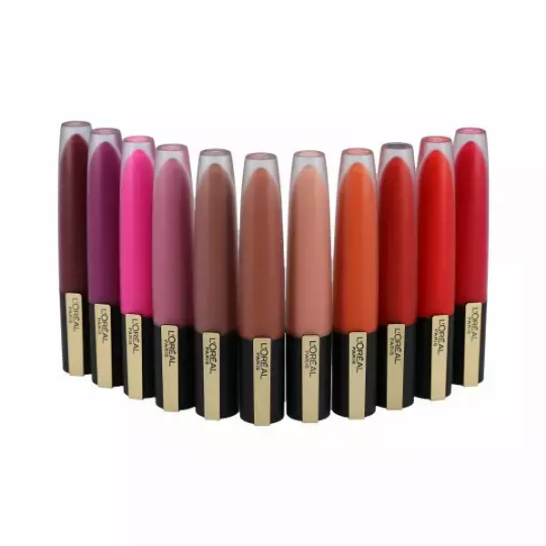Labial Rouge Signature de larga duración- mate, ultraligero, ultracómodo, color de pigmento alto, aplicador para formas y líneas precisas de los labios